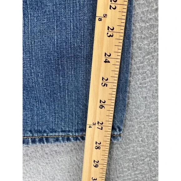 RALPH LAUREN Jeans Men's 38x30 (Fits 36x27) Light Wash Leather Patch Vintage - Picture 4 of 10